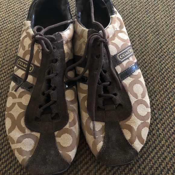 coach monogram shoes